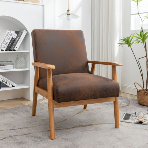Wide Arm Chair - Light Brown US Pride