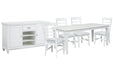 Charleston - Extendable Rectangular Dining Table Set Magnussen Furniture