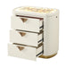 La Pierre - 3 Drawer Nightstand - Beige Matrix Furniture Group