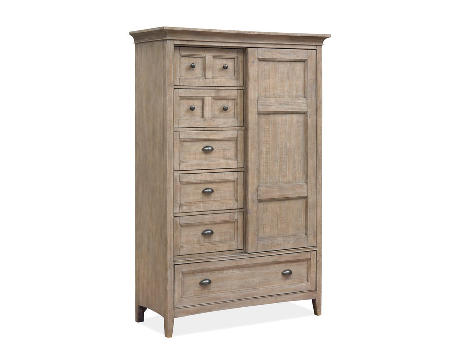 Paxton Place - Wood Door Chest - Dove Tail Gray Magnussen Furniture