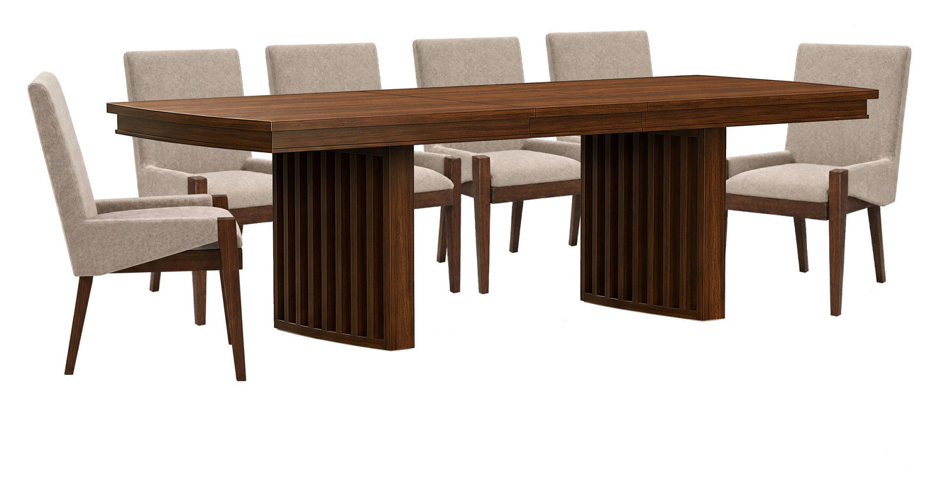 Reena - Extendable Trestle Dining Table Set Magnussen Furniture