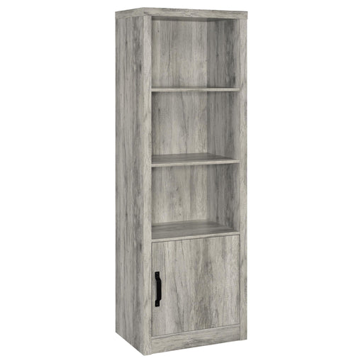 Conifer - 3 Shelf Media Tower - Gray Furniture Max