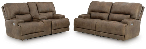 Beckley Place - 2 Pc. - Power Reclining Sofa And Loveseat - Earth Signature Design by Ashley®