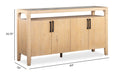 Somerset - Sideboard - Butternut and Omari Natural Magnussen Furniture