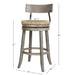 Stool With Natural Seagrass Seat Home Essentials