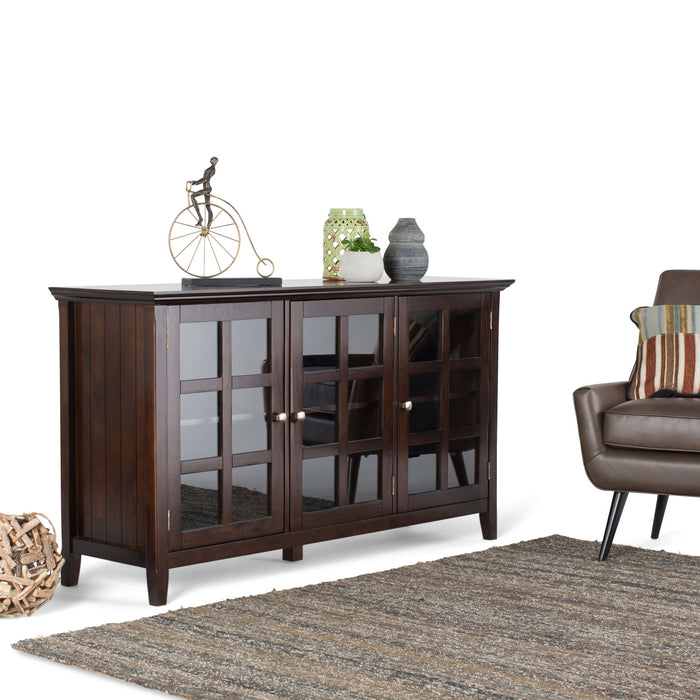 Acadian - Wide Storage Cabinet Handcrafted Simpli-Home