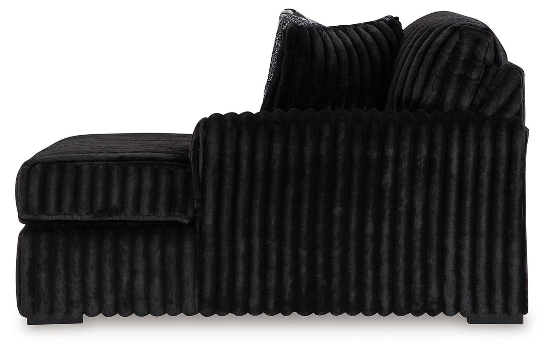 Midnight-Madness - 3 Piece Sectional Signature Design by Ashley®