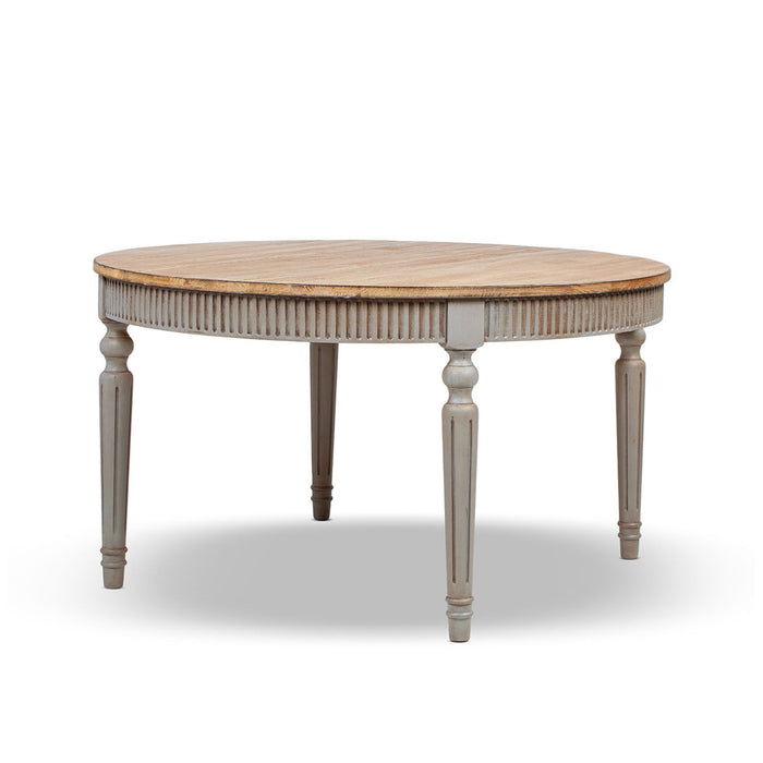Colette - Round Dining Table - Blue / Gray Jennifer Taylor Home