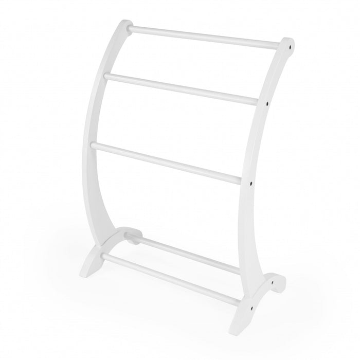 Blanket Stand - Glossy White