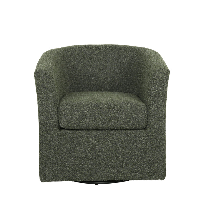 Melodize - Swivel Club Chair With Barrel Shape Design