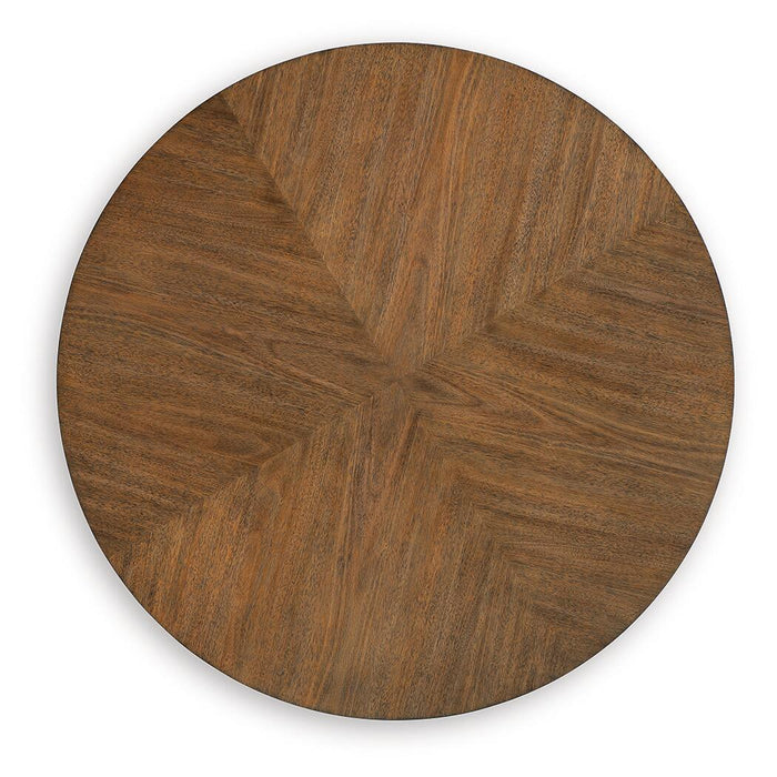 Chadworth - Round Cocktail Table - Medium Brown Signature Design by Ashley®