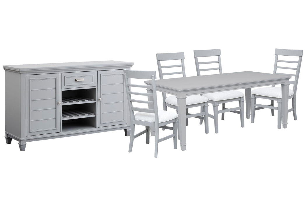 Charleston - Extendable Rectangular Dining Table Set Magnussen Furniture