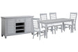 Charleston - Extendable Rectangular Dining Table Set Magnussen Furniture