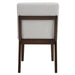 Edwyn - Side Chair (Set of 2) - Gray Fabric & Brown ACME