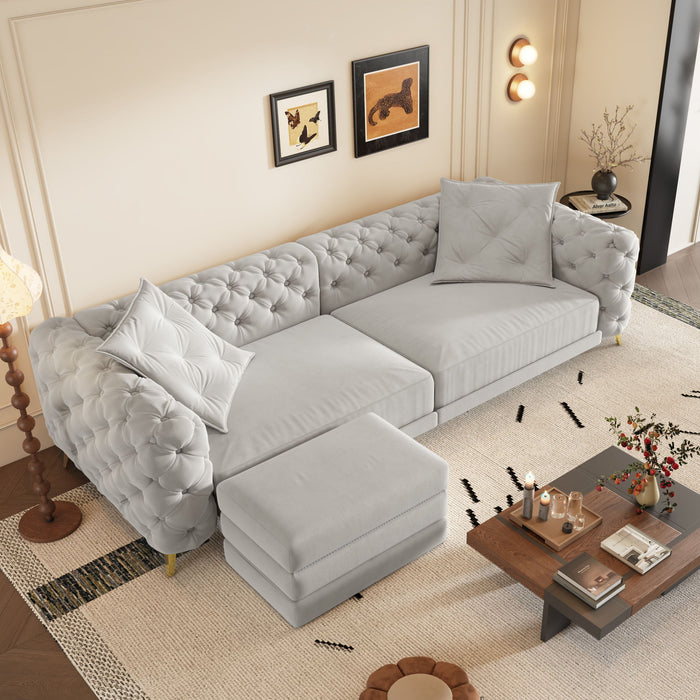 3-In-1 Convertible Sleeper Sofa Home Essentials
