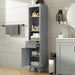 Tall Bathroom Storage Cabinet With Adjustable Shelves And 1 Drawer & Door Noble House