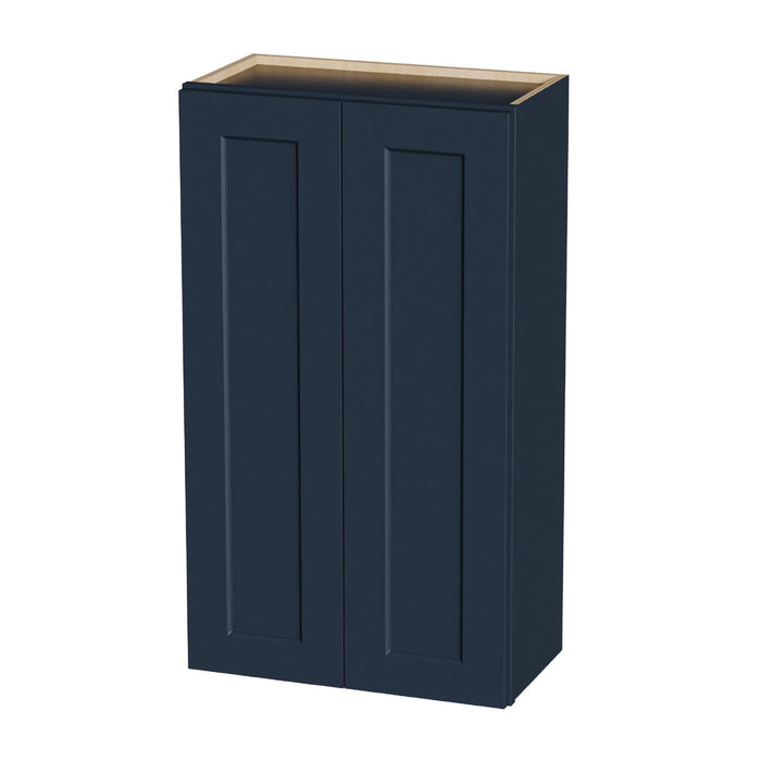 Shaker Wall Cabinet With Soft Close Hinges, Adjustable Shelves, Double Door Home Essentials
