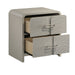 Aria - 2 Drawer Nightstand - Beige Matrix Furniture Group