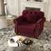 Sofa With Nailhead Trim And Rolled Armrests Home Essentials