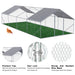 Outdoor Chicken Coop Large Space With Safety Features - Silver Gray Daily Nest