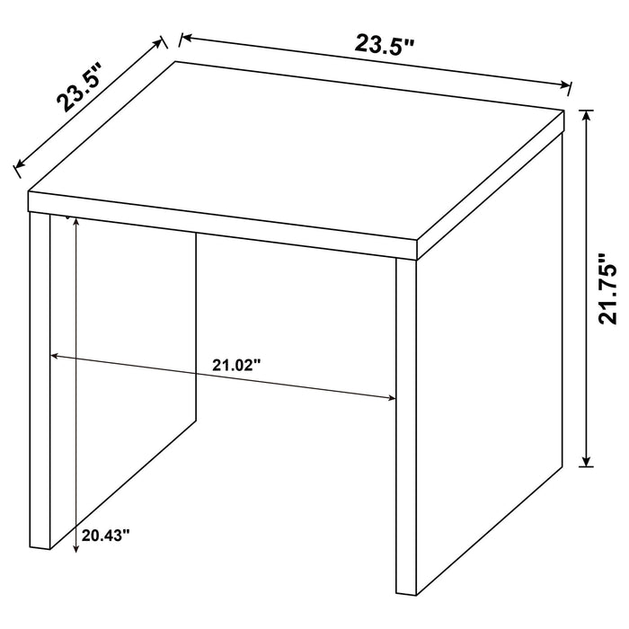 Parker - Accent Side End Table - Wood Furniture Max