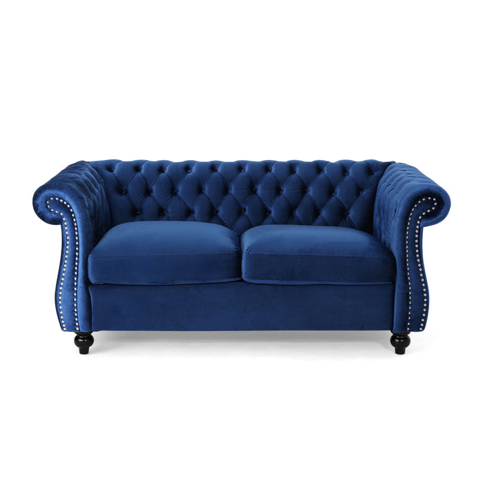 Loveseat Sofa - Navy Blue