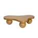 Cloud Shaped Coffee Table With 3 Ball Legs For Living Room Home Essentials