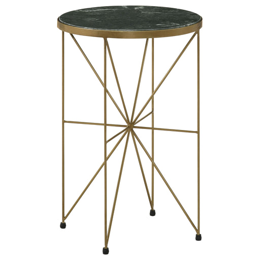 Sidney - Round Side Table - Green Furniture Max