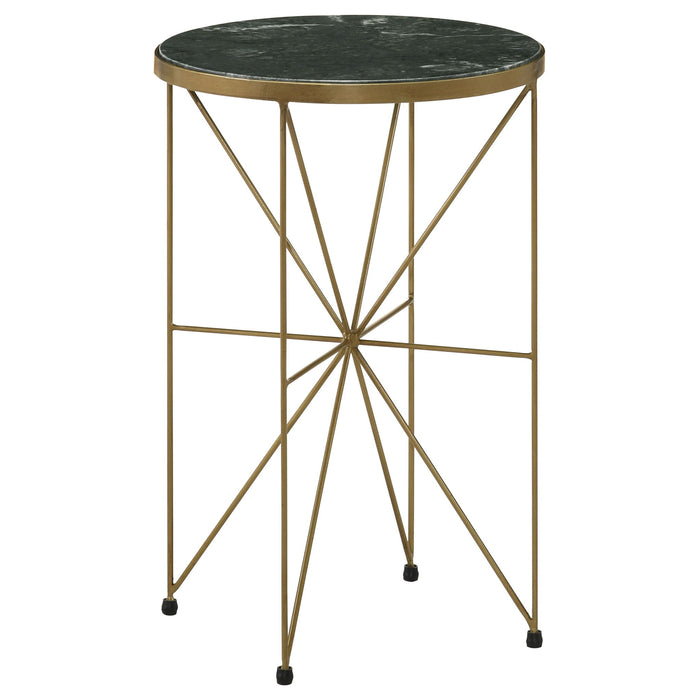 Sidney - Round Side Table - Green Furniture Max