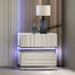 Leonor - 2 Drawer Nightstand - Gray Matrix Furniture Group