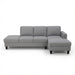 L - Shaped Sectional Sofa With Chaise & Ottoman Home Essentials