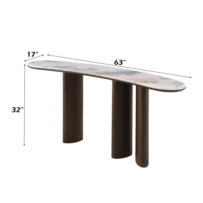 Hanale - Table With Marble Top ACME