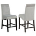Upholstered Counter Stools (Set of 2) - Gray Furniture Max