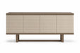 Linea - 4 Door Buffet - Light Beige / Brown Arredoclassic Italy