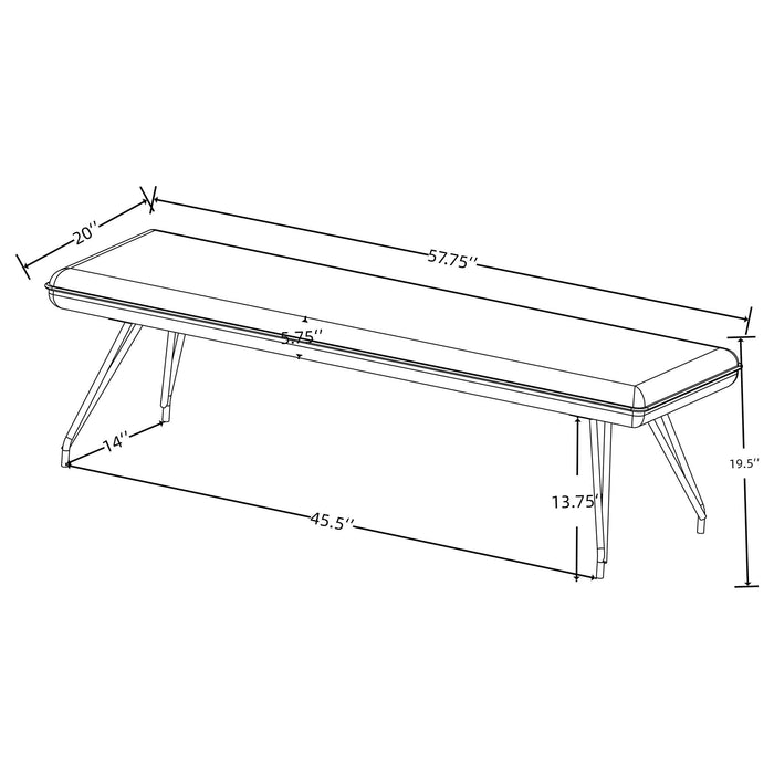 Kailea - Upholstered Dining Bench Furniture Max