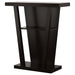 2 Shelf Console Table With V Shape Design - Brown Furniture Max