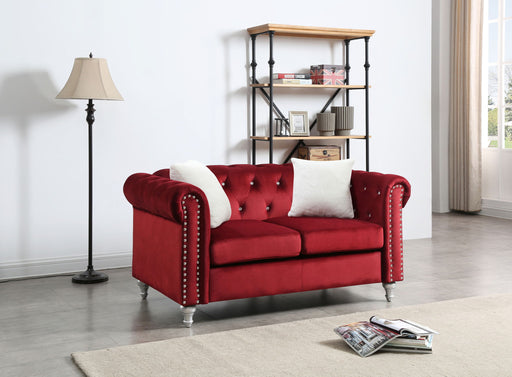 Stylish Contemporary Loveseat Glory Furniture