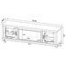 Temby - Fireplace TV Stand With Flameless Ambience - Pine Wood Furniture Max
