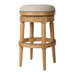 Rustic Elegance Backless Swivel Stool Home Essentials