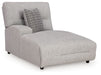 Acklen Place - Laf Power Reclining Back Chaise - Pewter Signature Design by Ashley®