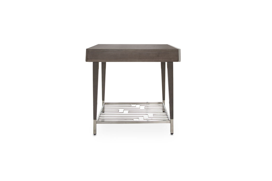 Roxbury Park - End Table - Slate Michael Amini