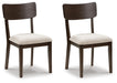Mallenette - Dining Upholstered Side Chair (Set of 2) - Merlot Signature Design by Ashley®