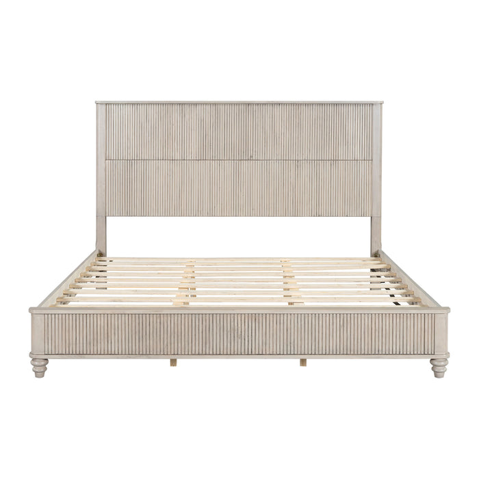Platform Bed Frame & Tall Headboard Home Essentials