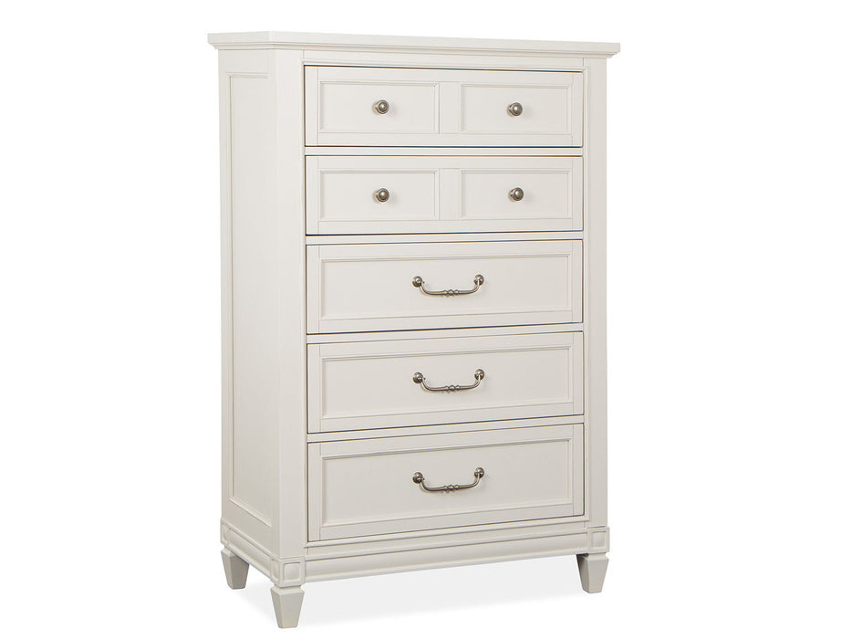 Willowbrook - Drawer Chest - Egg Shell White With Slight Rub Through Magnussen Furniture