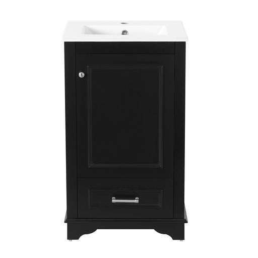 20" Bathroom Vanity With Sink, 1 Drawer, Freestanding Single Set Hearth and Haven