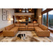 Large Upholstered Seating Modular Sectional Home Essentials