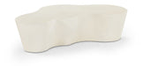 Monza - Concrete And Fiberglass Indoor / Outdoor Coffee Table - Cream Meridian Furniture