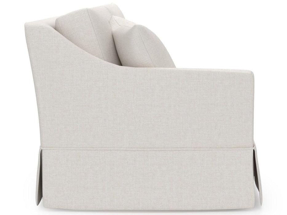 Madison - Skirted Loveseat LAF, Special Order - White Universal Furniture