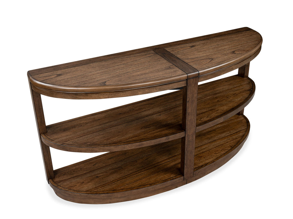 Connolly - Demilune Sofa Table - Brown Magnussen Furniture