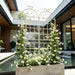 Metal Garden Rustproof Trellis For Climbing Plants Outdoor Flower Support Daily Nest